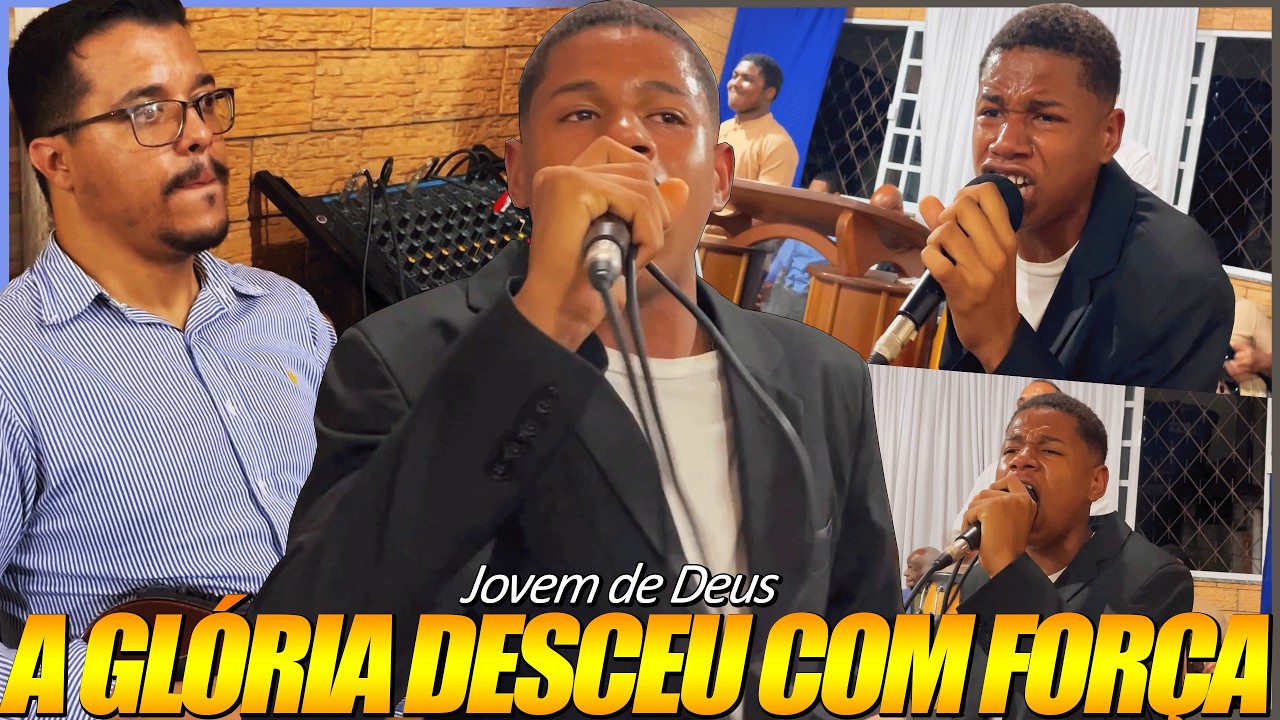 😱 O JOVEM COMEÇOU A LOUVAR E A GLÓRIA COMECOU A CAIR (Corinho de Fogo) - Jovem de Deus