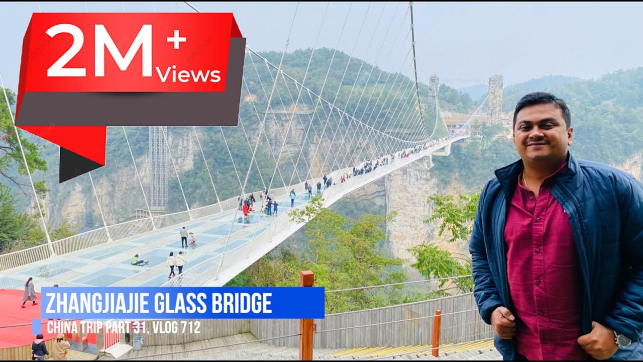 Zhangjiajie Glass Bridge - ചൈനയിലെ ഞെട്ടിക്കുന്ന കണ്ണാടി പാലം, China Trip EP #31