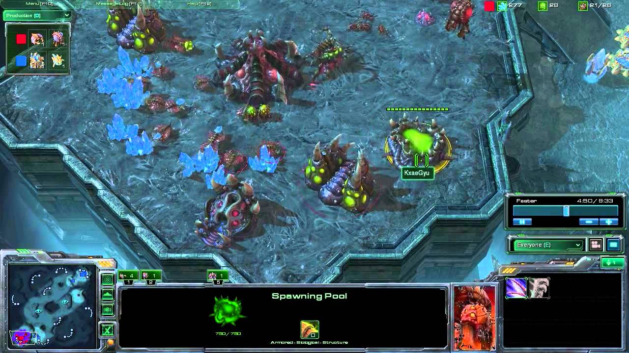 StarCraft 2 - [Z] Dealing With Cannon Wall In - Strategy