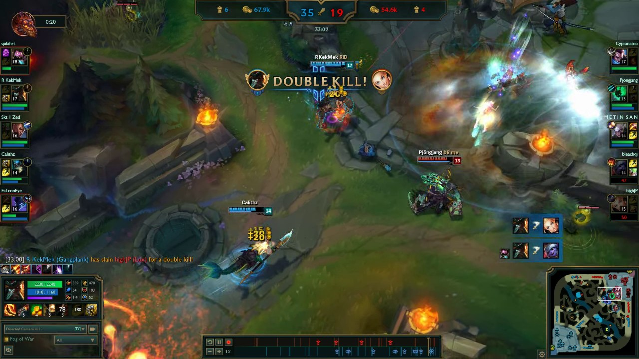 Satisfying Gangplank damage