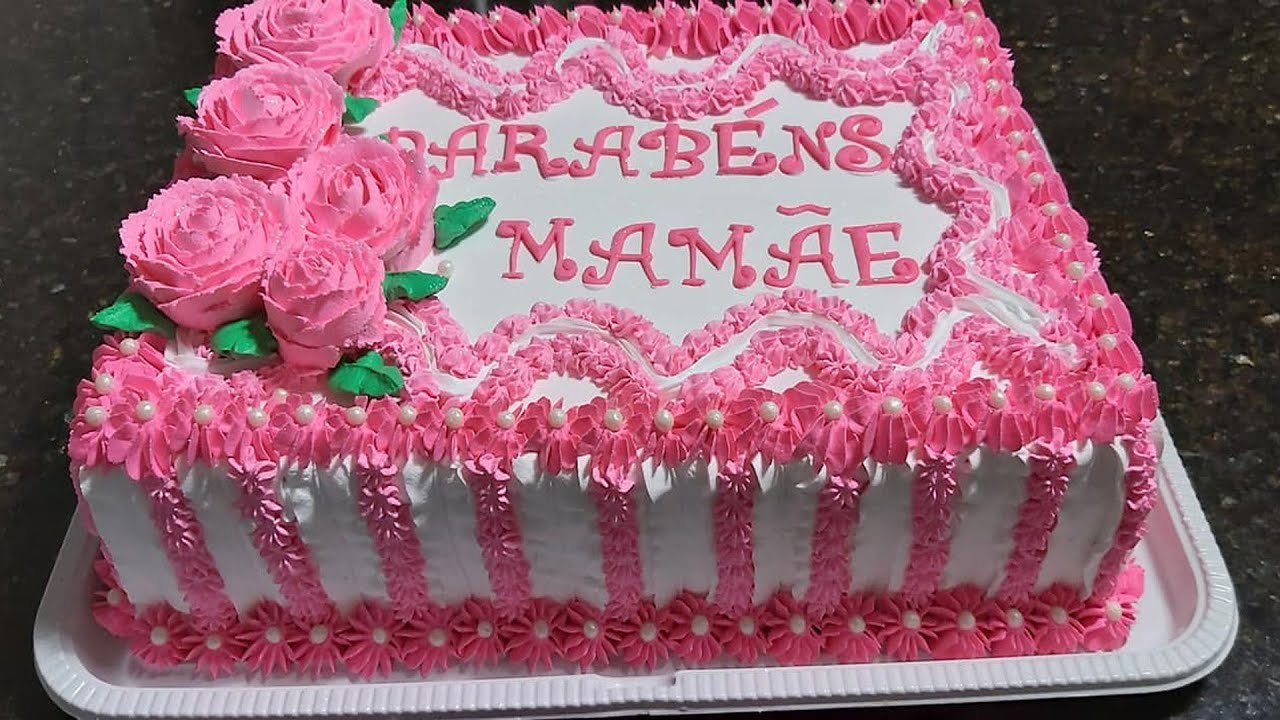 BOLO DE 5 KILOS /DIA DAS MÃES /ROSAS DE CHANTILLY /PARIS CAKE DESIGNER