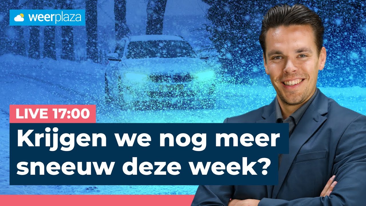 Alle details over de (zware) sneeuwval van komende dagen! ❄️ | LIVE