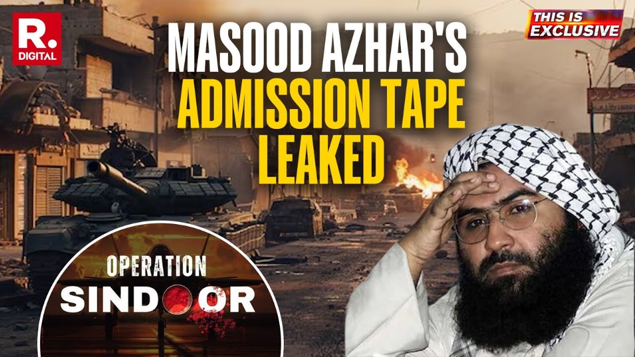 This Is Exclusive: JeM Chief Masood Azhar's Leaked Tape Reveals His Op Sindoor Admission