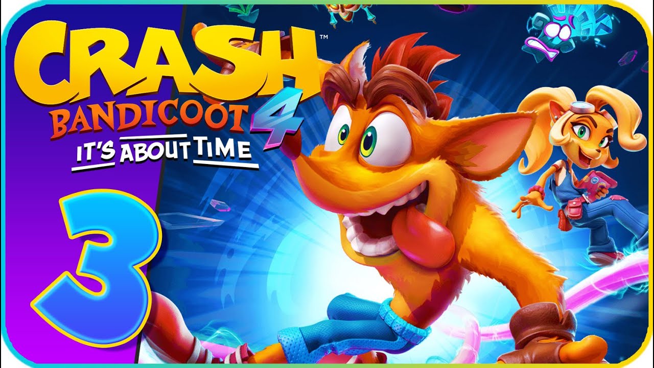 Crash Bandicoot 4: It's About Time Walkthrough Part 3 (PS4) Salty Wharf, 1717