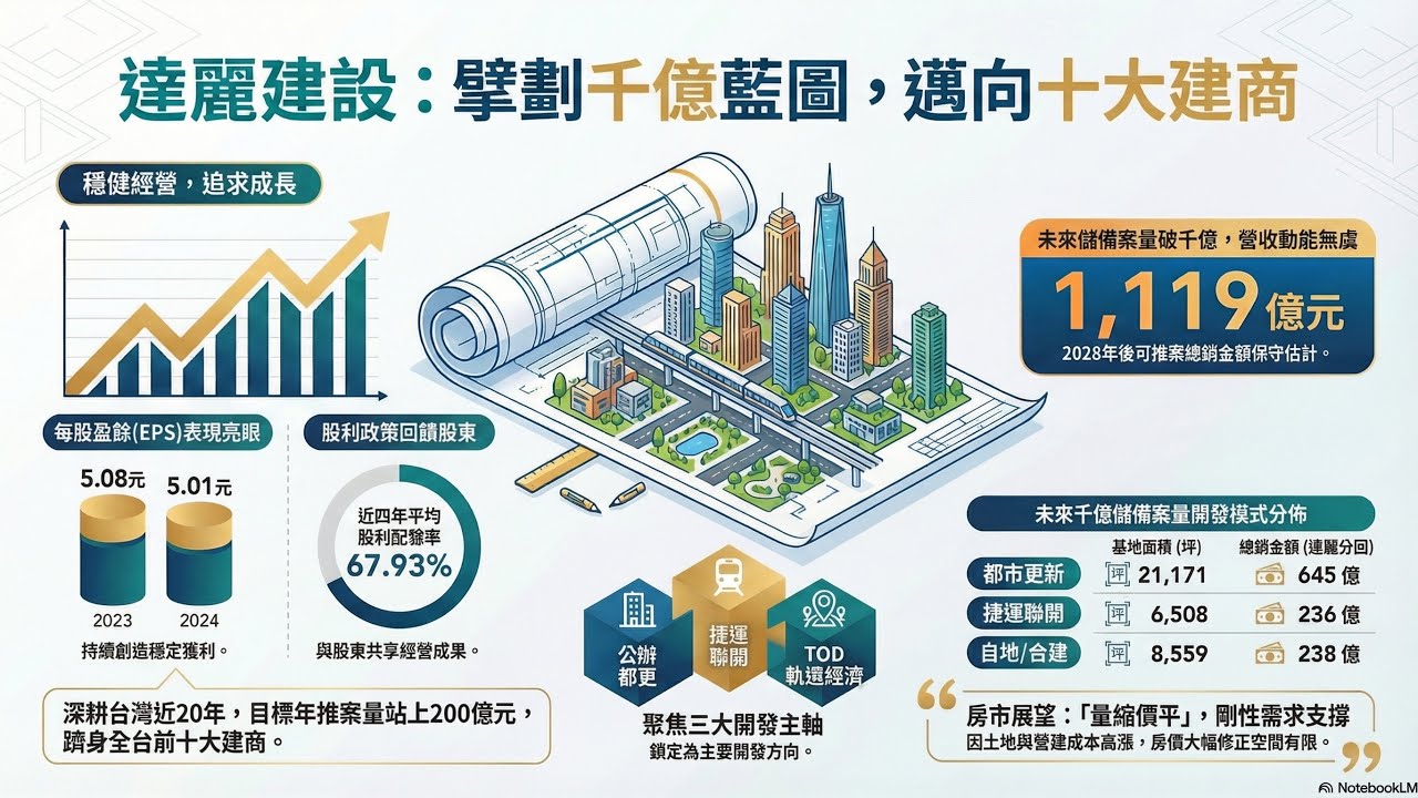 達麗建設的千億藍圖