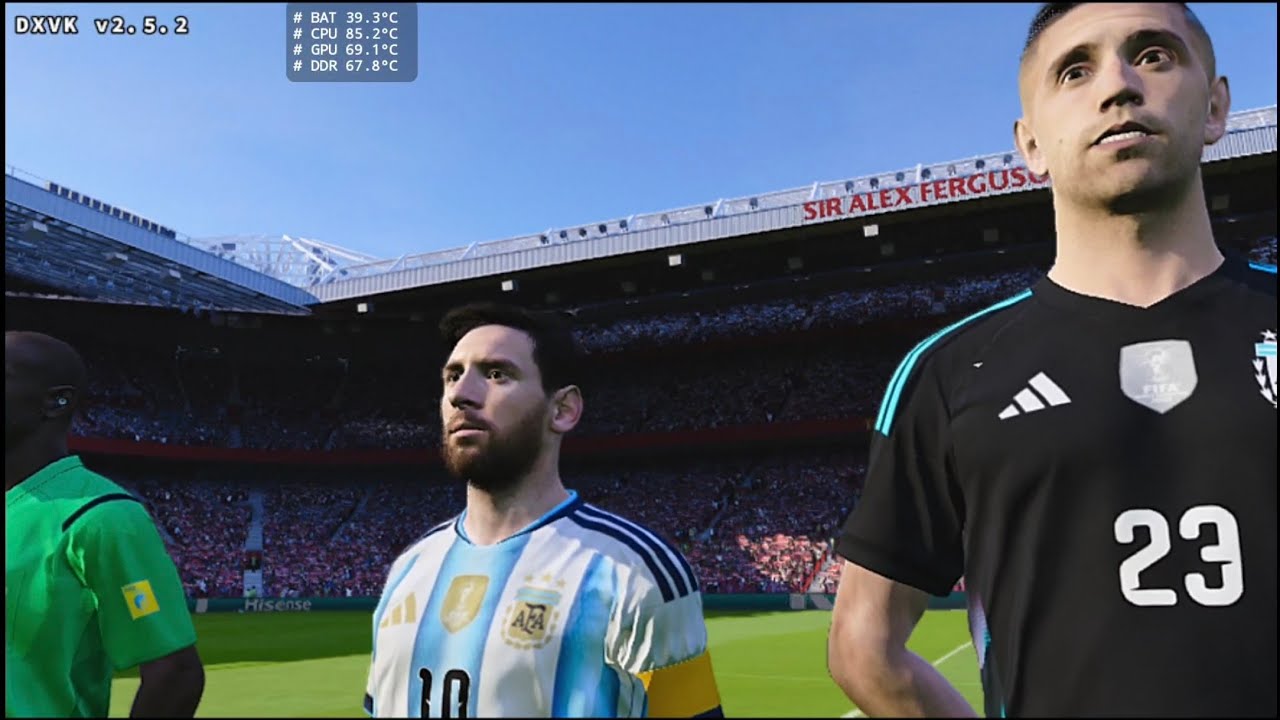 SPFL 26 - ROG PHONE 9 FE - WINLATOR 11.1 - SP FOOTBALL LIFE 2026 - PES 2021 - SPAIN VS ARGENTINA 