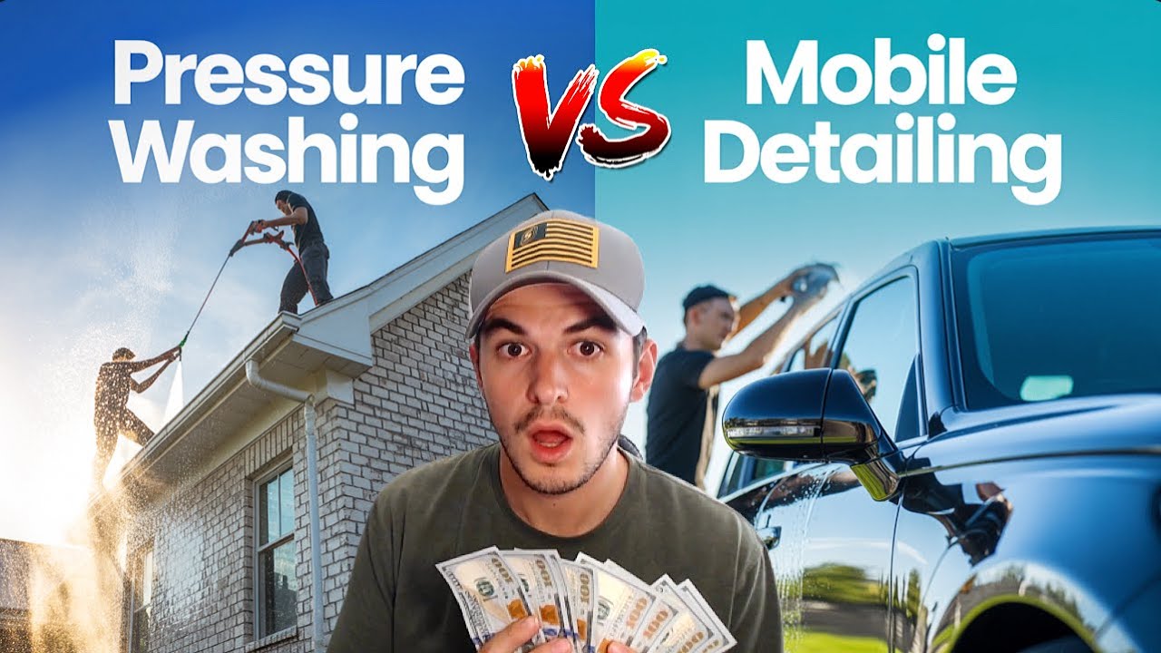 Which Business Is Better? (Pressure Washing VS Mobile Detailing)