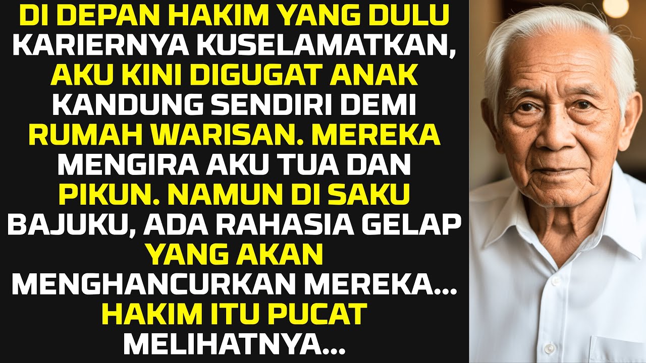 Anakku Gugat Aku Rp3 Miliar Demi Rumah Ini, Tapi Dia Tak Tahu Aku Simpan Rahasia HAKIM Itu Sejak....