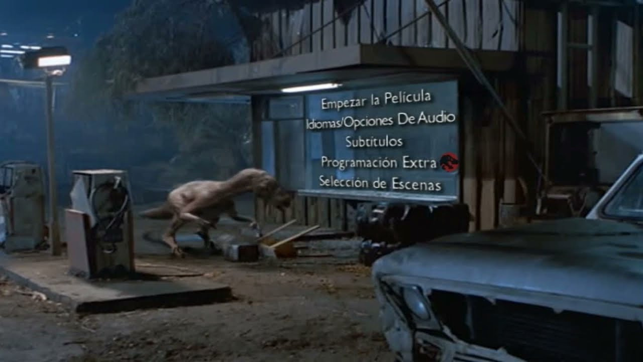 The Lost World Jurassic Park (1997) DVD - Main Menú, Extra Material, Scene Selection, ETC.