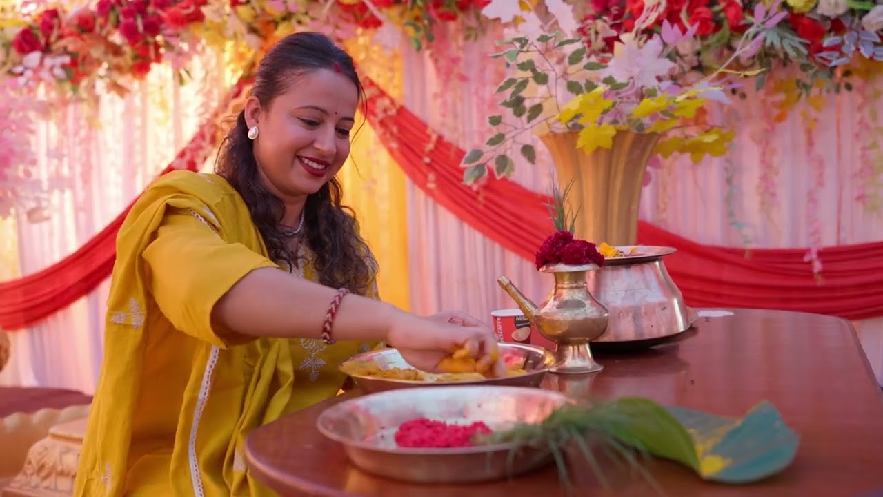 Achyut Weds Aarzu haldi and mehendi
