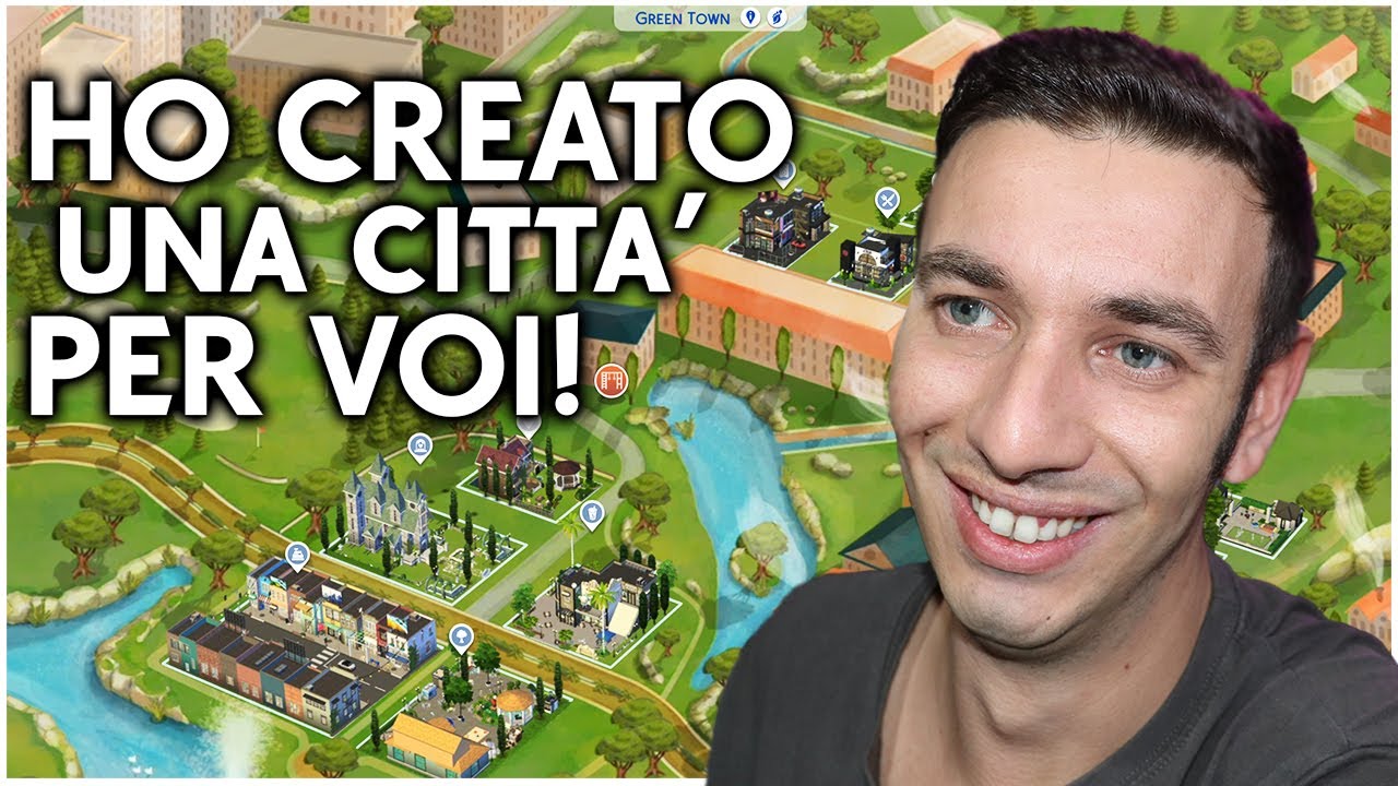 Ho creato UNA CITTA' per voi su THE SIMS 4!