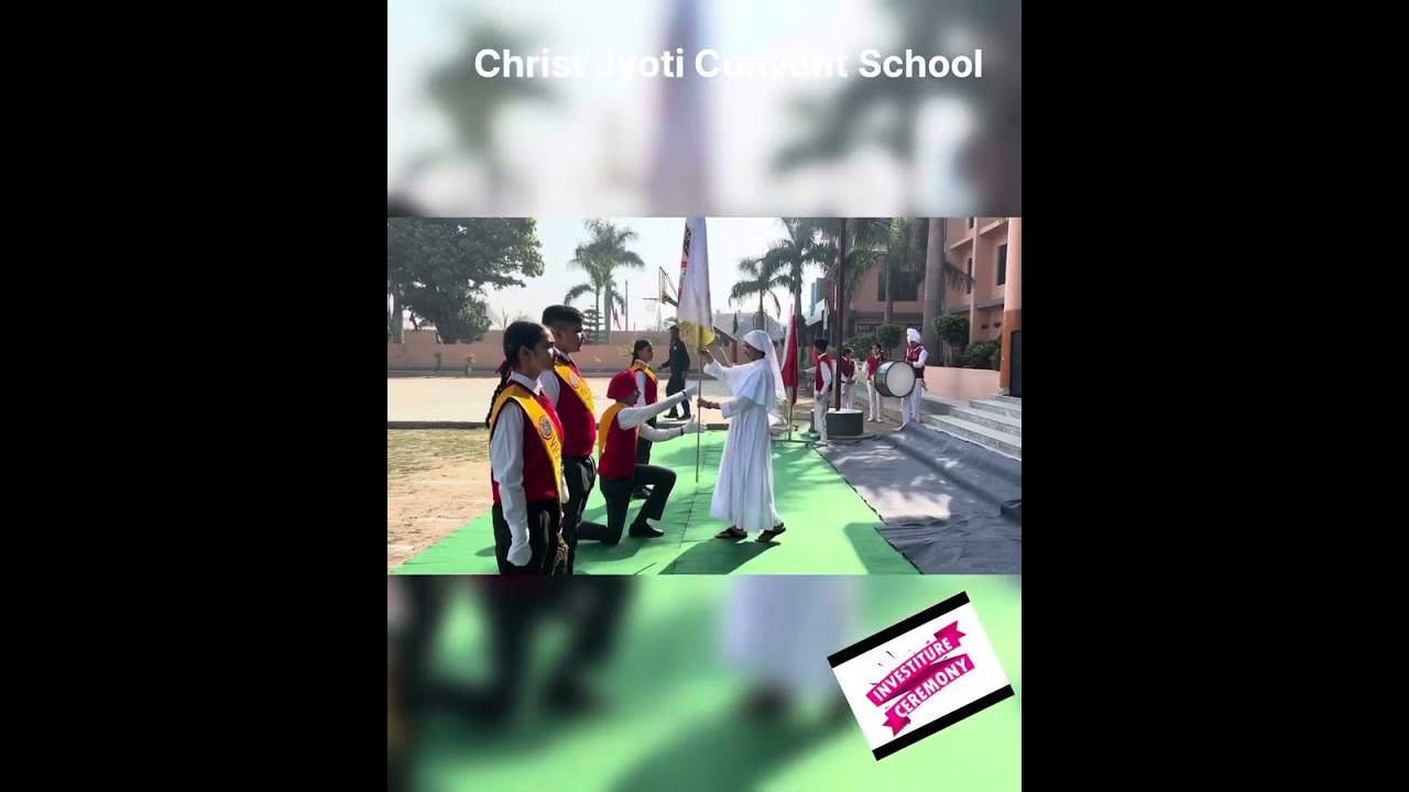 Investiture ceremony 2025-26 at Christ Jyoti Convent School, SPL