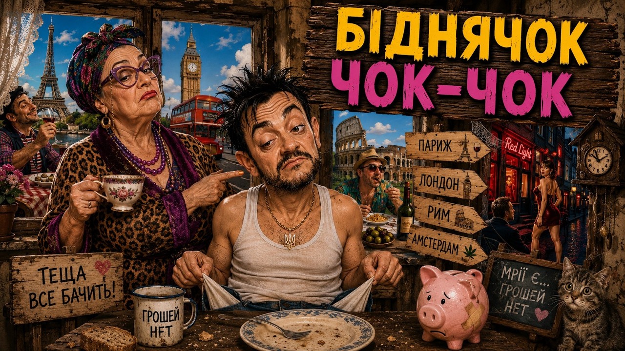БІДНЯЧОК ЧОК-ЧОК (Музична пародія). Автор Анатолій Шульга.
