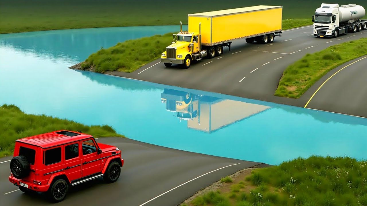 Cars vs Deep Water Challenge #13 in BeamNG Drive!