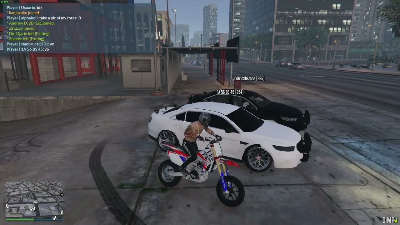 OGCHOPST1X GAMEPLAY - GTA V - FIVE M  - FOOLIN AROUND THE CITY - POLICE - BRAAP STYLE