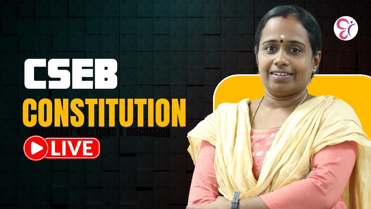 CSEB CONSTITUTION IMPORTANT QUESTIONS | POWERPLAY SERIES | LIVE