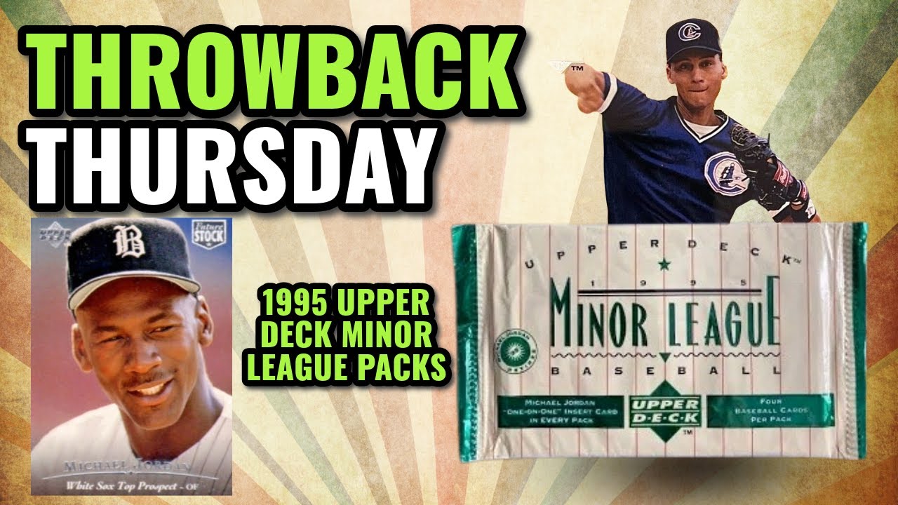 THROWBACK THURSDAY!! JETER AND JORDAN HUNT - 1995 UPPER DECK MINOR LEAGUE BASEBALL PACKS