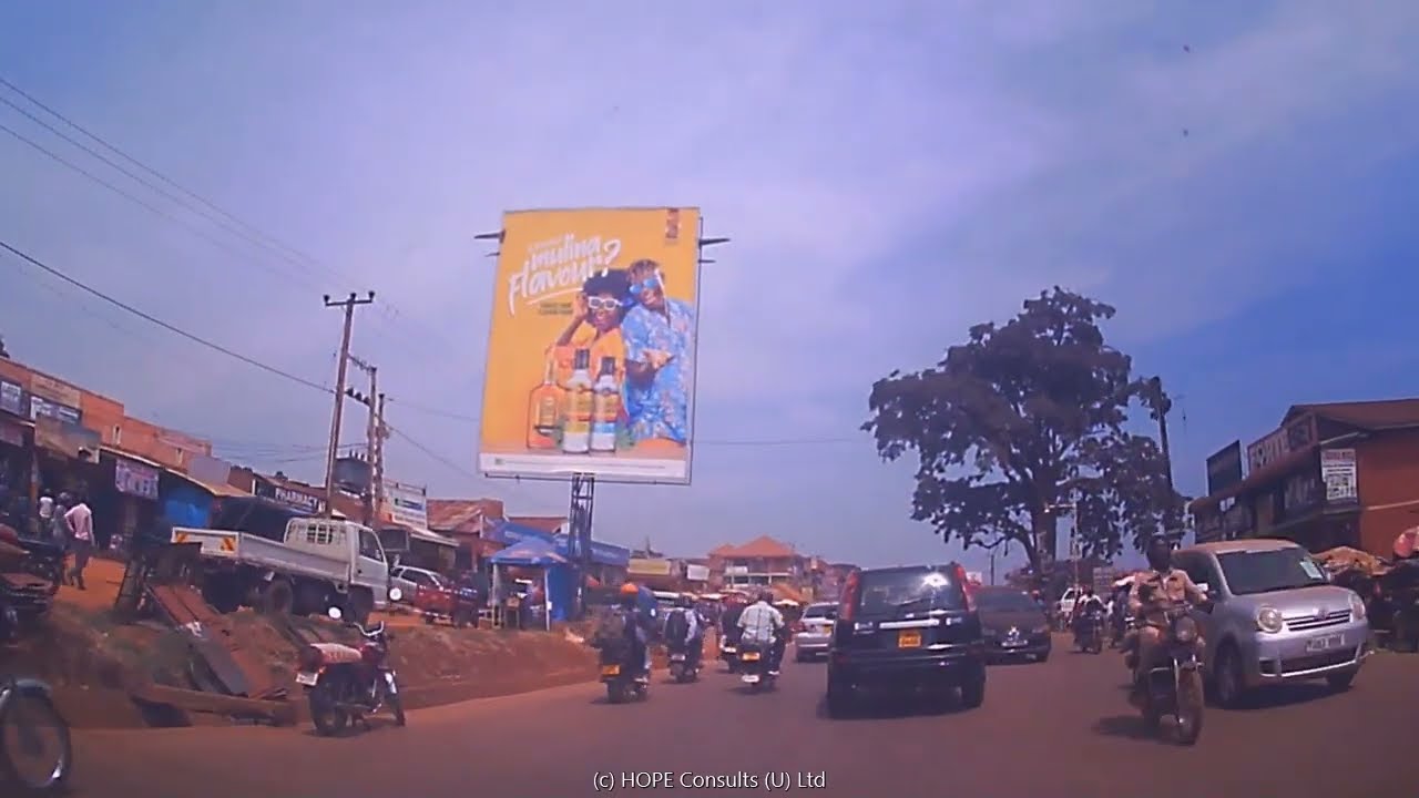 Kampala to Jinja drive via Gayaza to Kalagi then Kayunga - January 09 2022