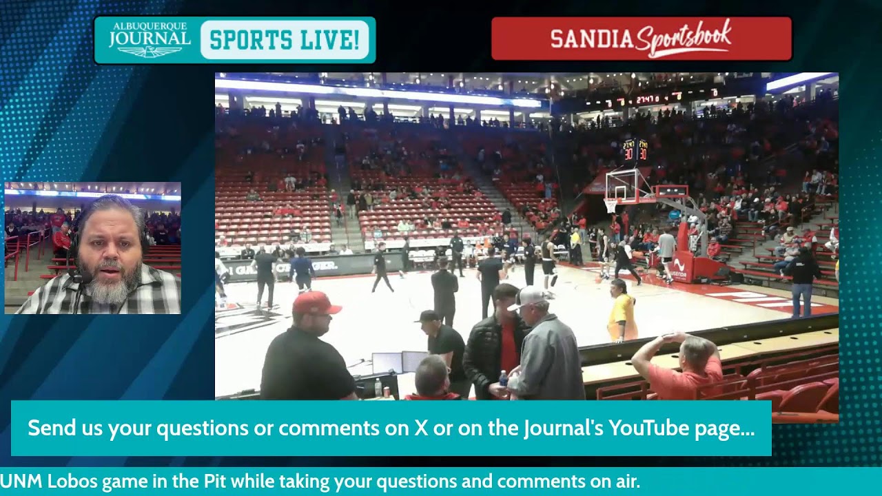 ABQJournal Sports Live! PREGAME FROM THE PIT • Nevada at UNM (Jan. 24, 2026)