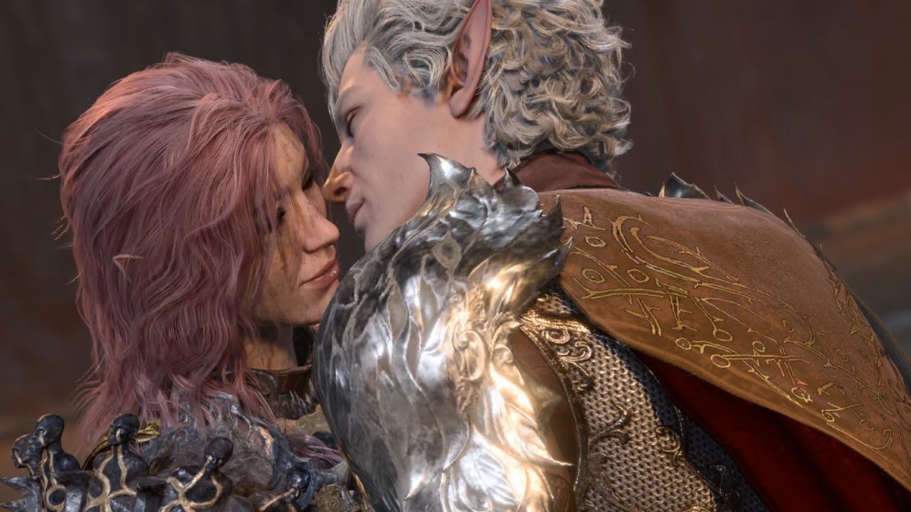 I modded Spawn Astarion's hidden neck kiss into the game | Astarion Kisses ReVAMPED ⋅ Mod demo