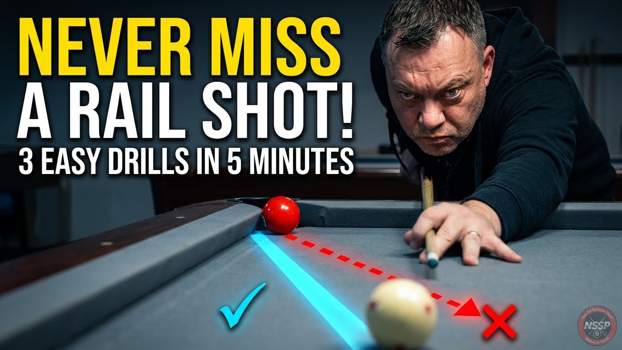 Never Miss a Rail Shot Again! 🛑 (3 Easy Drills) | Zero to Hero