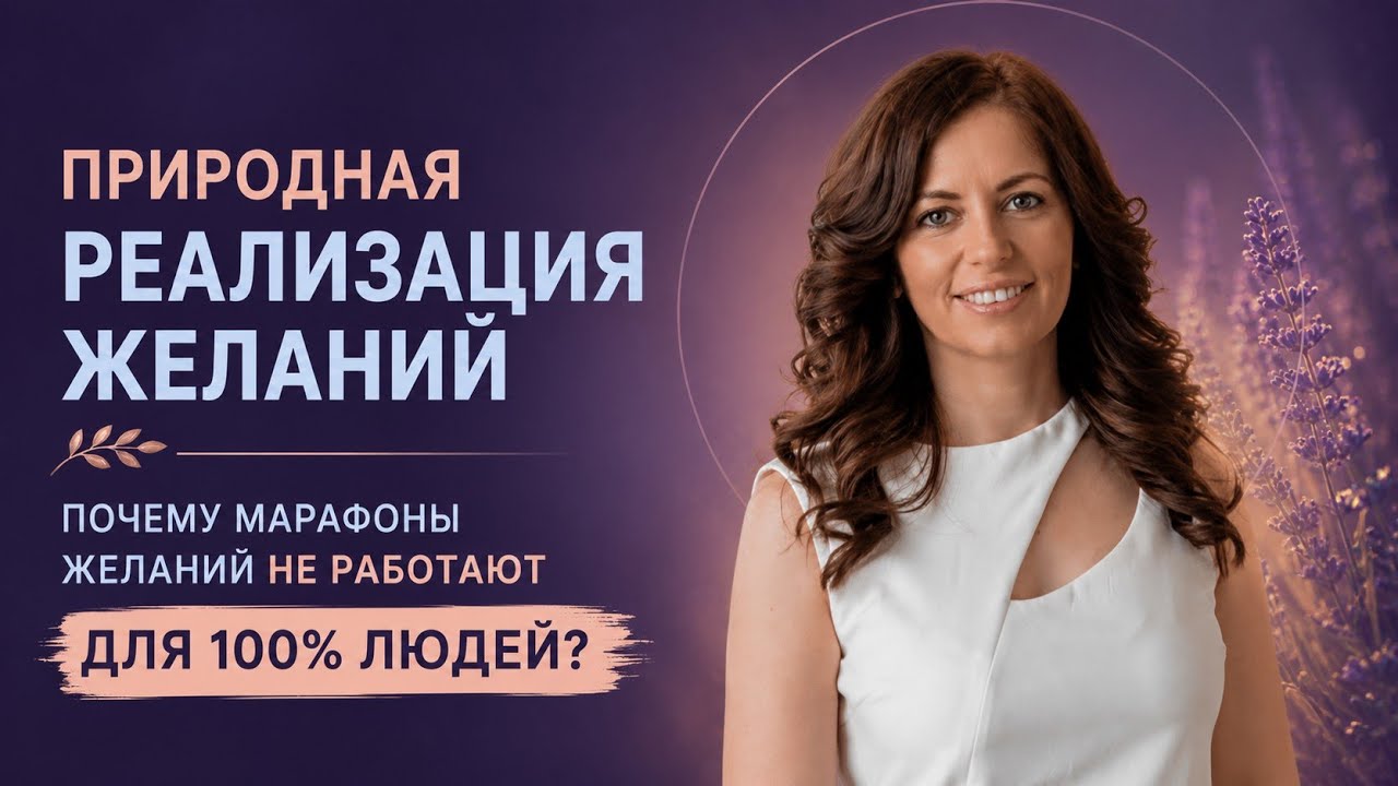 Природная РЕАЛИЗАЦИЯ ЖЕЛАНИЙ. Почему марафоны желаний не работают для 100% людей?