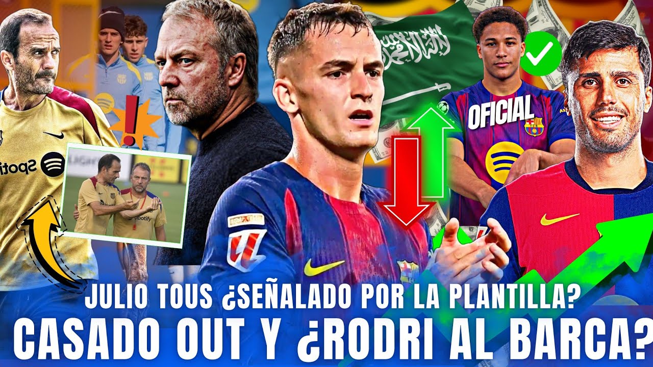 🚨BOMBAZO!! ¿Rodri es POSIBLE en verano? | CASADO 40 MILL ¿Por qué NO JUEGA? ¿Julio Tous SEÑALADO?