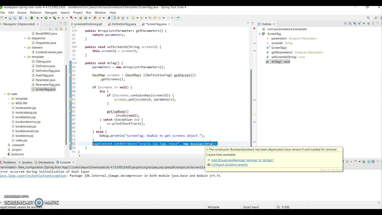 OC4J JSP Tag Handler Features