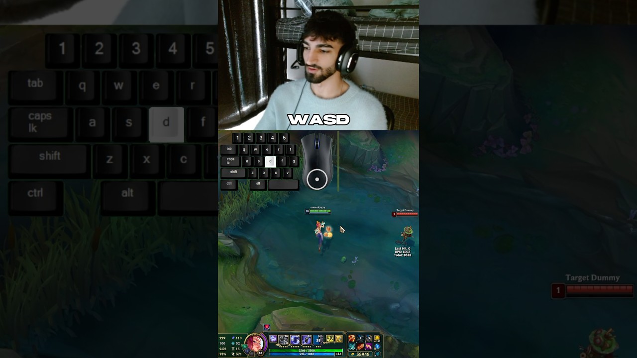 NEW WASD MOVEMENT! *PBE GAMEPLAY* #masenity #leagueoflegends #shorts
