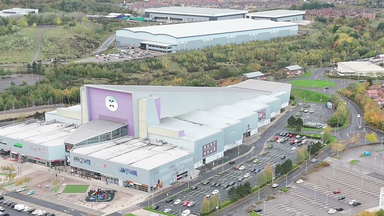 Castleford from above P4. Junction 32.