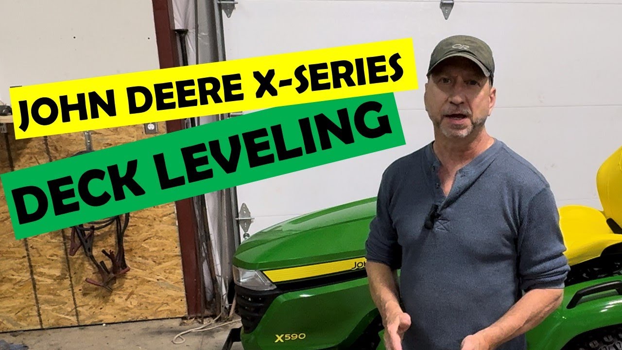 John Deere X590 Deck Leveling