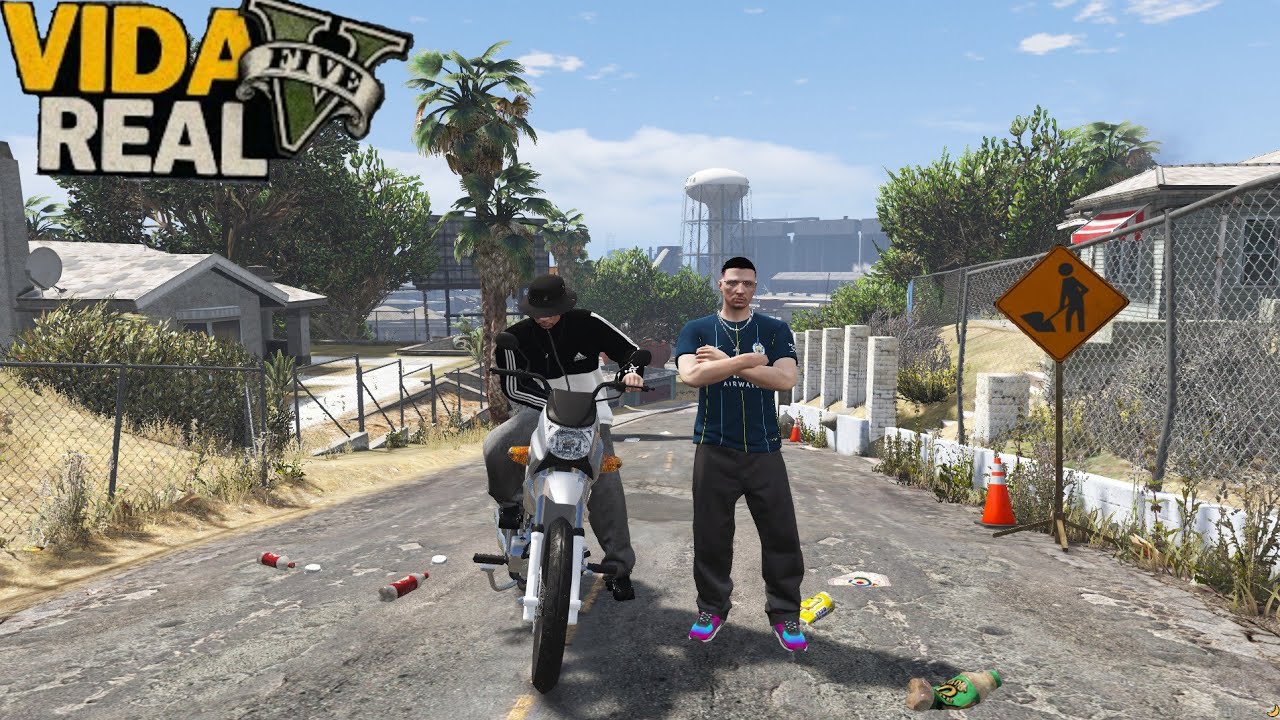 GTA V : VIDA REAL - CONHECI O NOVO MORADOR DO BAIRRO, QUEM E ESSE GORDOLA? EP 10