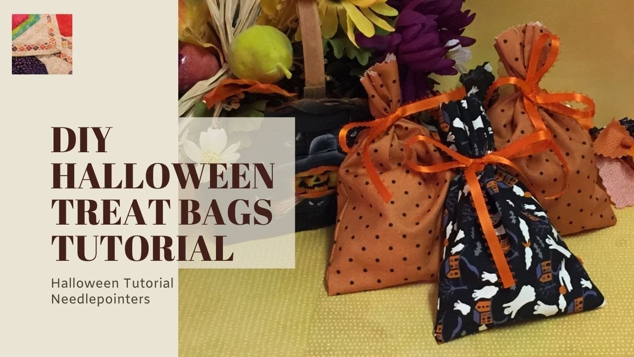 DIY Halloween Treat Bags to Sew