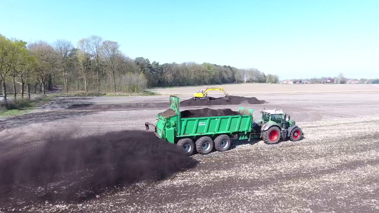 Tebbe HS320 Hondengang breedstrooier met Fendt 927