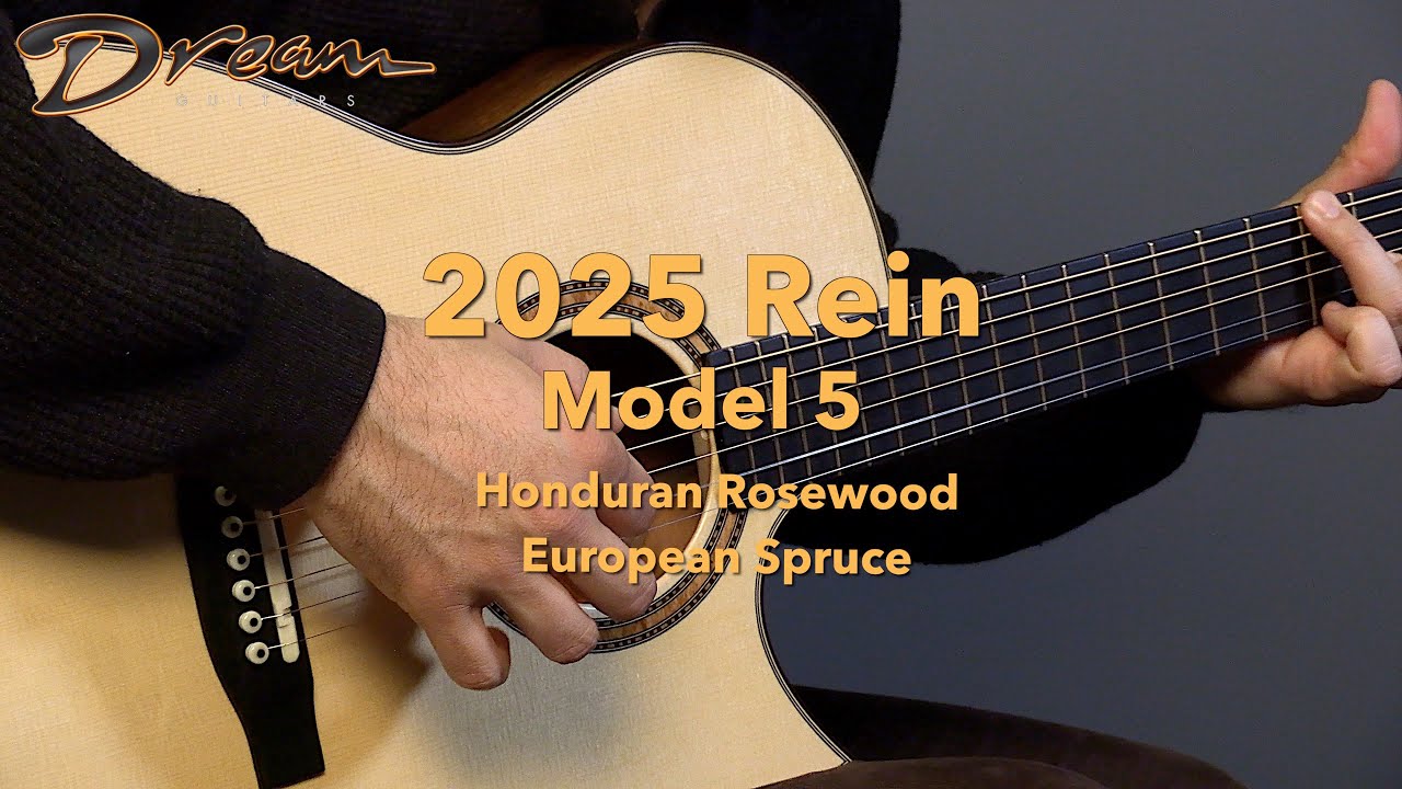 Гитары мечты - Rein Model 5 2025 года, гондурасский палисандр и европейская ель #guitardemo #guit...