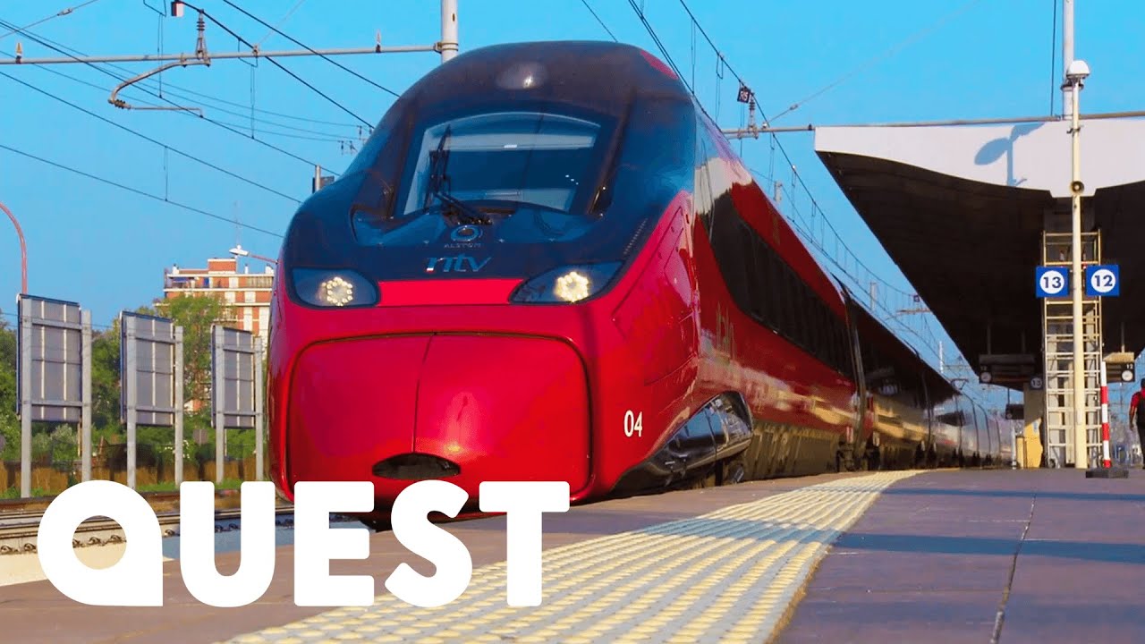 The High-Speed Italian Train Made Of 95% Recycled Materials I Mighty Trains
