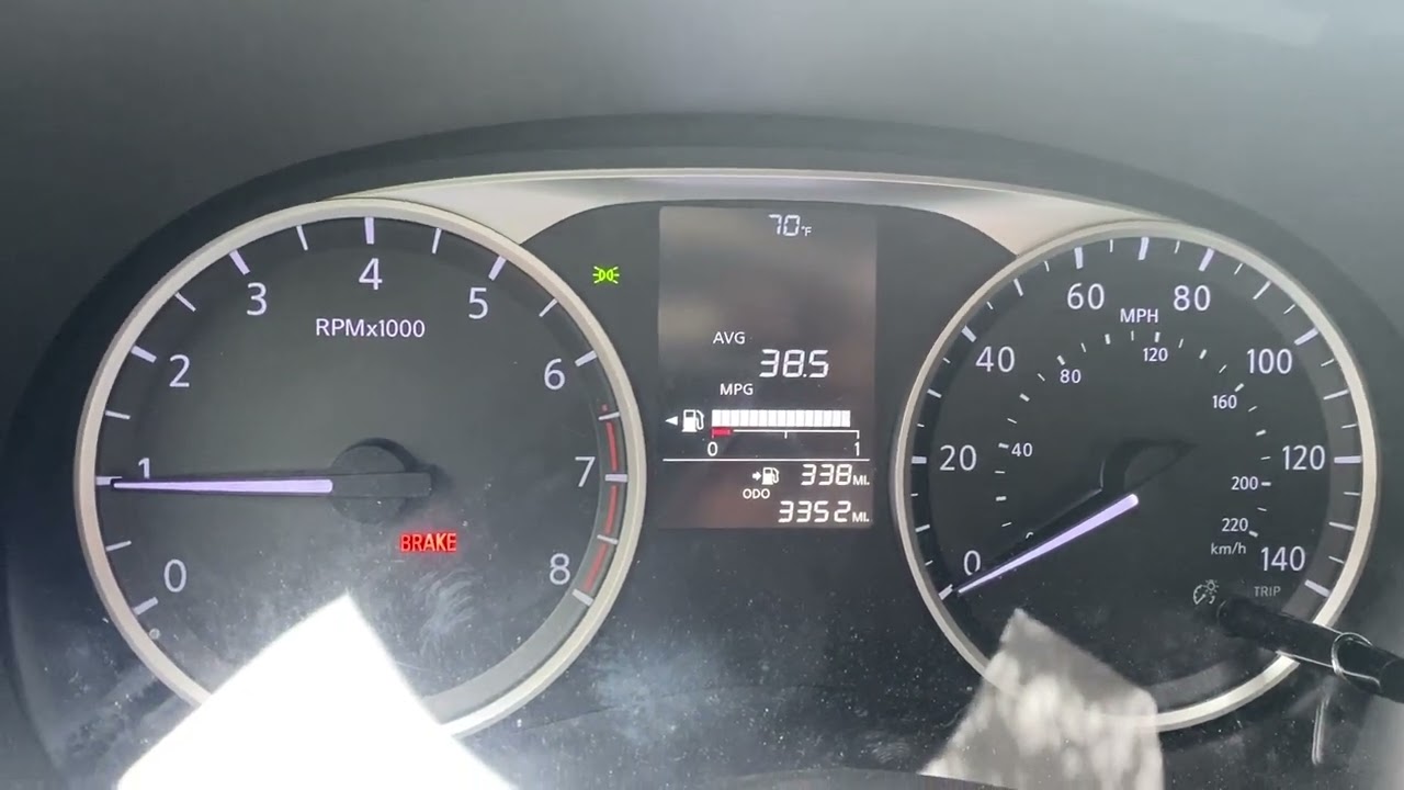 2023 Nissan Versa S Manual - Quick Review of Instrument Cluster Display Screen