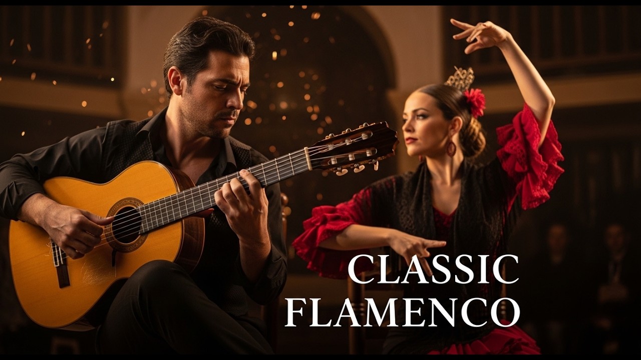 Sunset World Fusion 🌅 Warm Oud & Flamenco Instrumental for Golden Hour