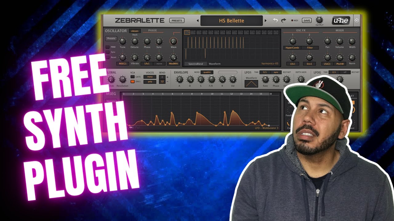 Zebralette Plugin Review  l  Free Synth Plugin