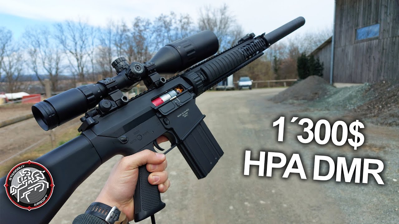 Эта винтовка DMR с HPA-приводом стоимостью 1300 $ — просто ЗВЕРЬ!