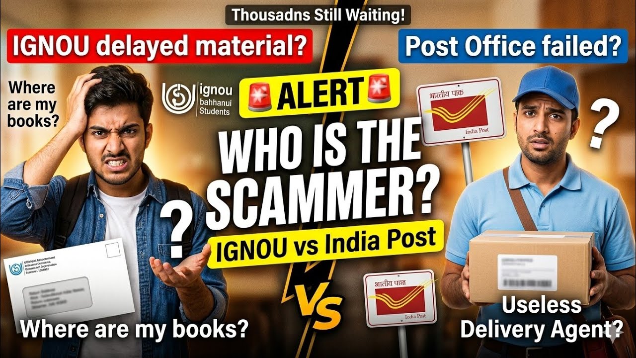 Не получили книги от IGNOU? 😱 Мошенничество со стороны IGNOU или India Post? Вся правда РАЗОБЛАЧЕ...