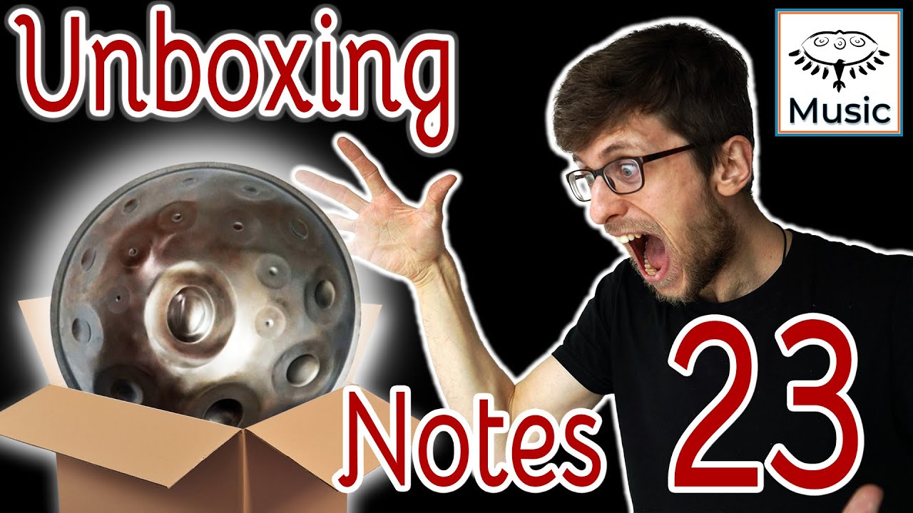 Unboxing my new Handpan with 23 Notes @SatyaSoundSculptures