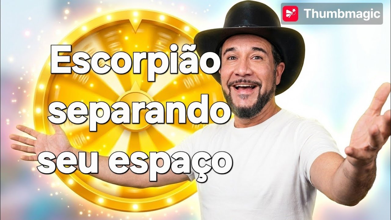 Escorpião separando seu espaço e suas metas, deixando de perder energia com coisas dos outros