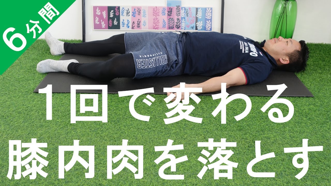１回で変わる！膝の内側の出っ張りやお肉を落とす方法 #460