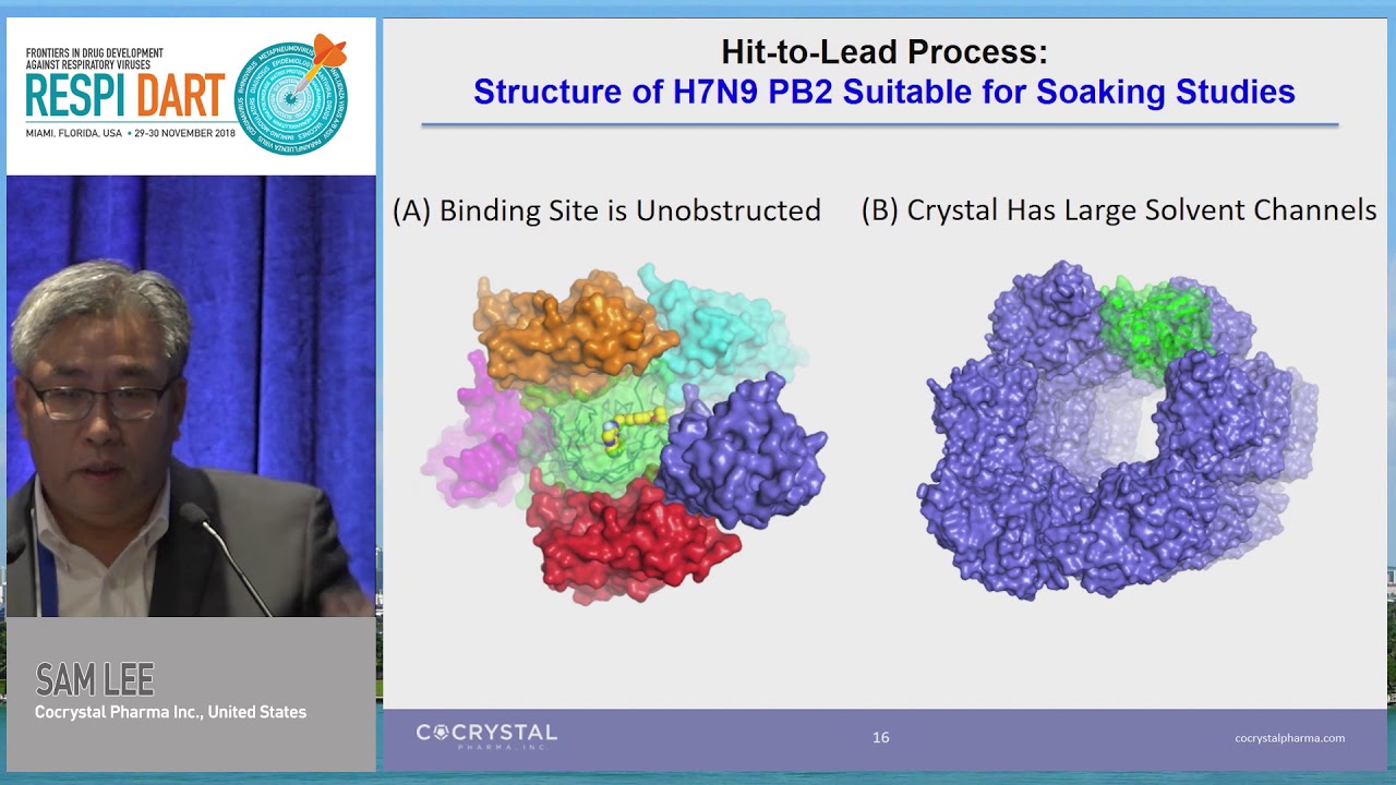 Cocrystal Pharma: Influenza drug pipeline design | Sam Lee, PhD