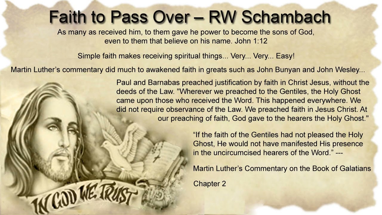 Faith Born of God- RW Schambach