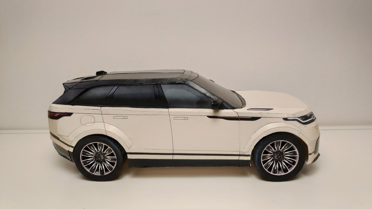 RANGE ROVER VELAR Paper Model  |  Scale 1:18