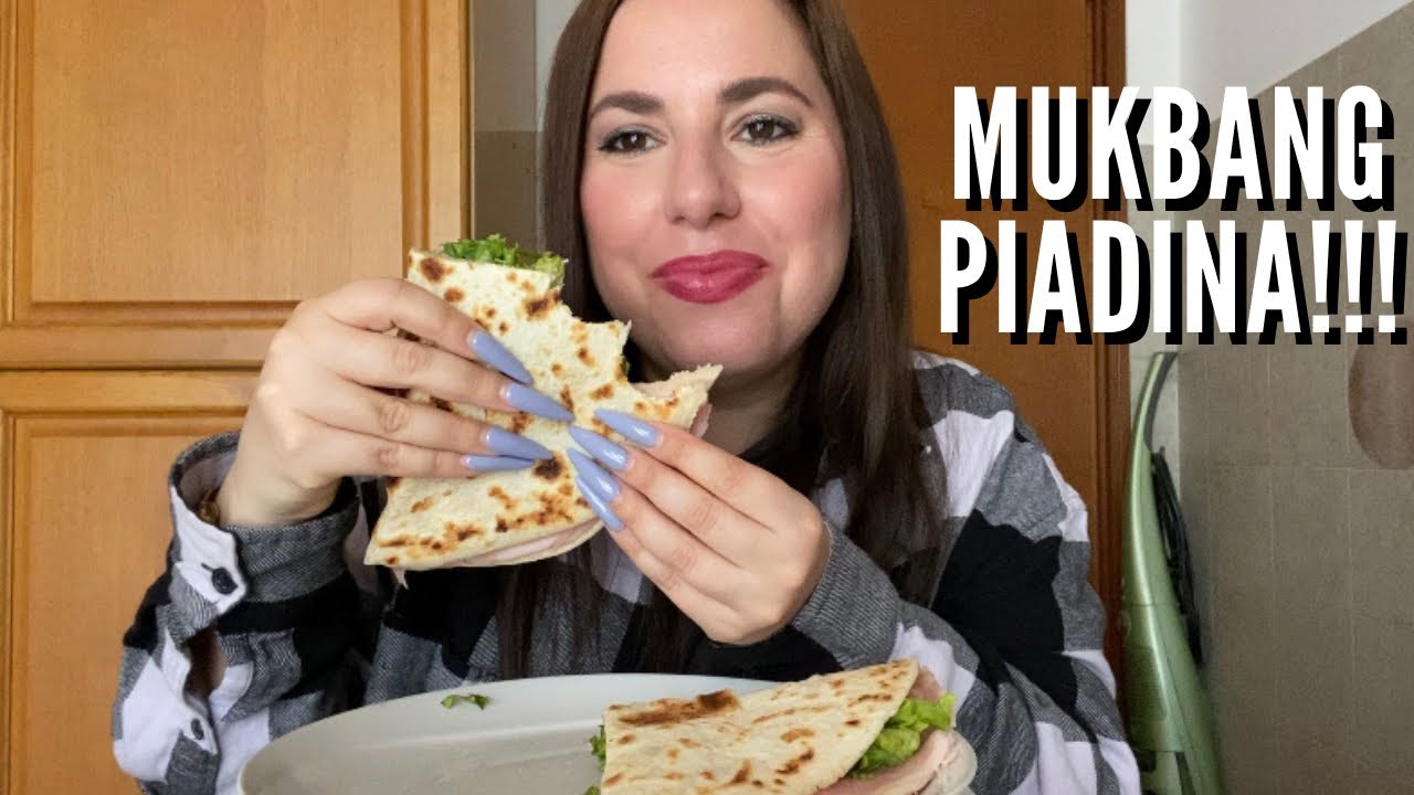 MUKBANG PIADINA con PATATINE e Provo il Nuovo MAGNUM STARCHASER AL GUSTO POPCORN!!!