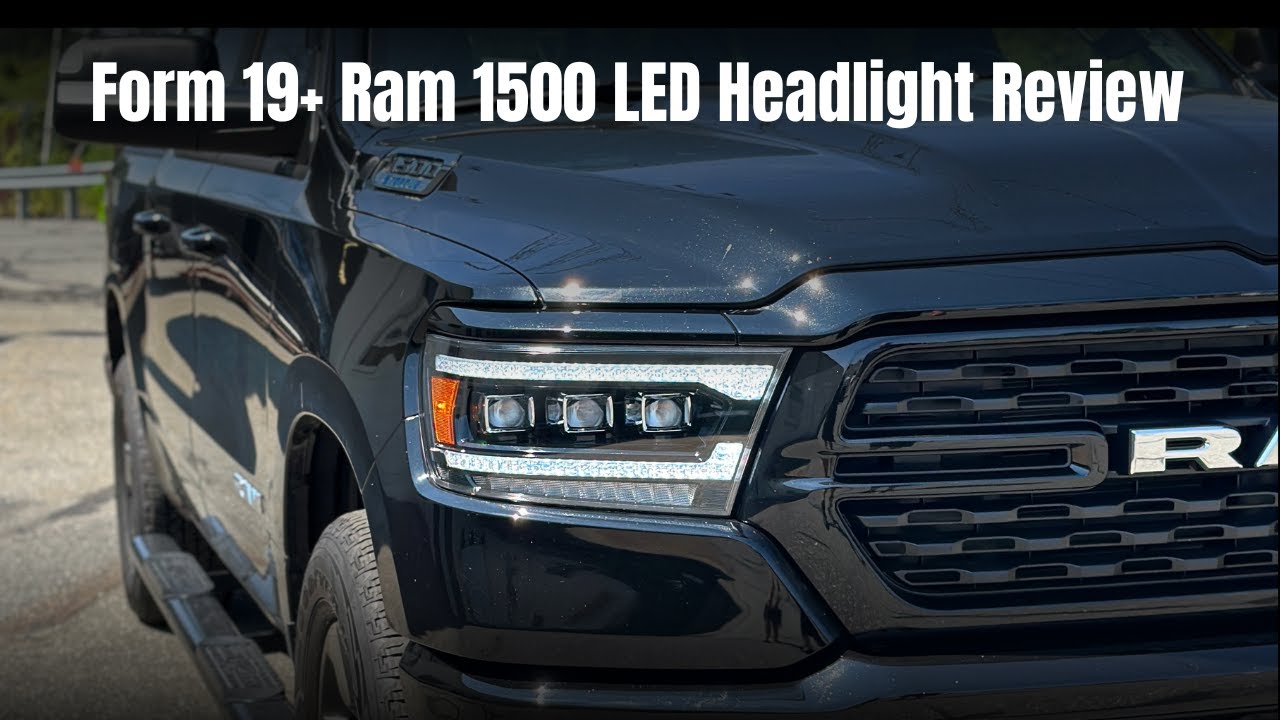 Обзор светодиодных фар Form Lighting 19+ Ram 1500 Sequential