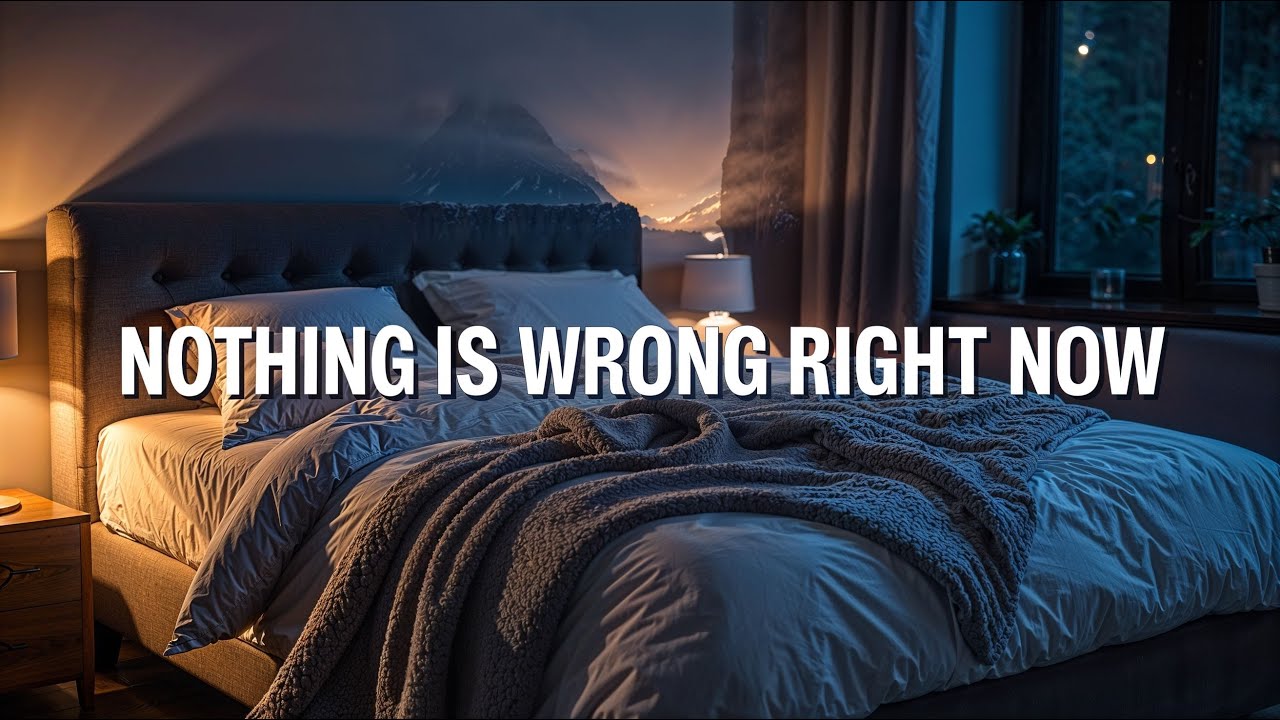 Nothing Is Wrong Right Now | Deep Voice Pop Rock (Lyrics Visualizer)
